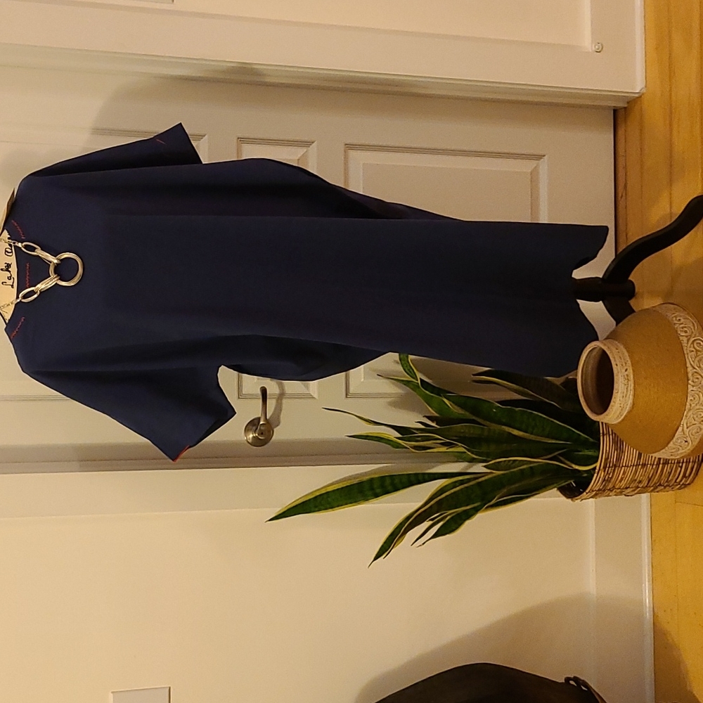 NWT ARABIC KAFTAN MUSLIM BLUE MAXI DRESS sz XL